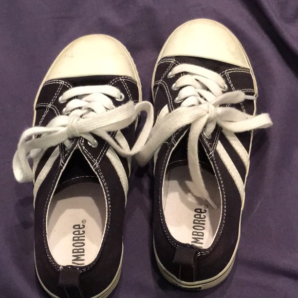 GYMBOREE Junior Linebacker Gray High Top Sneakers Shoes Youth 11 12 NEW